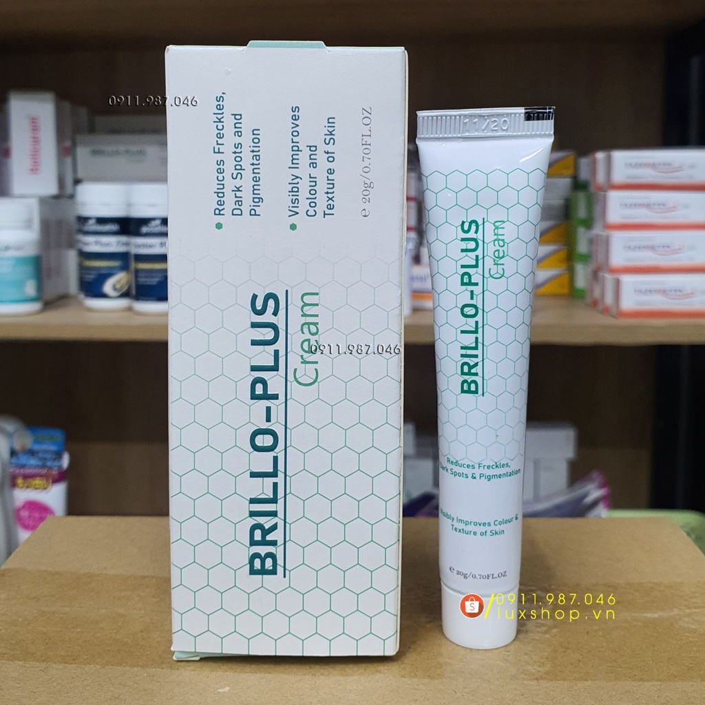 Kem Brillo Plus giảm thâm nám và dưỡng trắng da của Ấn Độ chính hãng 100% - PN100183