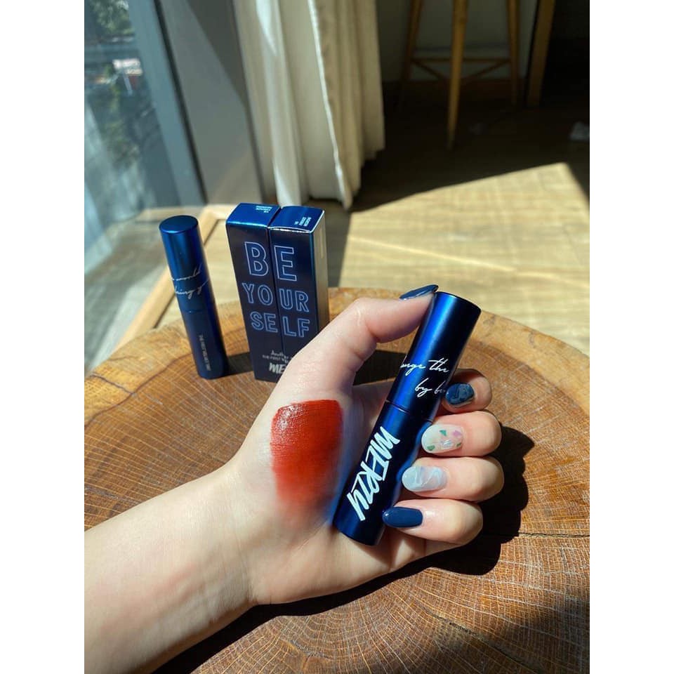 Son Kem Lì Merzy The First Velvet Tint Limited Edition #V6  vỏ xanh lá