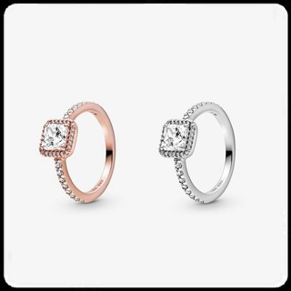 Nhẫn bạc thật lấp lánh thời trang sang trọng