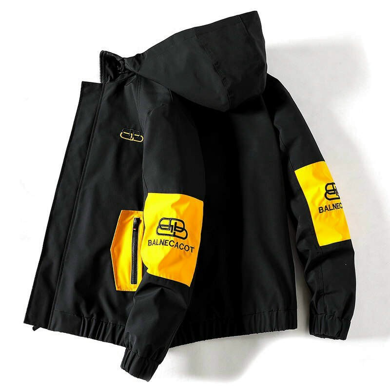 Áo khoác kaki nam túi hộp có mũ trùm vải kaki mềm nhẹ AKK28