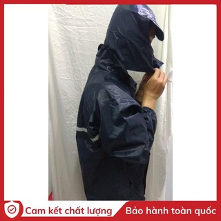 Sale-Bộ (Áo+Nón+Quần) vải dù đi mưa không sợ ướt như áo mưa thường có túi để đồ xếp gọn RP31094