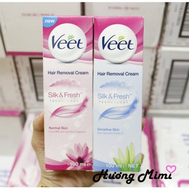 Kem tẩy lông VEET SILK & FRESH Pháp 100ml
