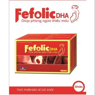 Fefolic DHA Sắt bà bầu