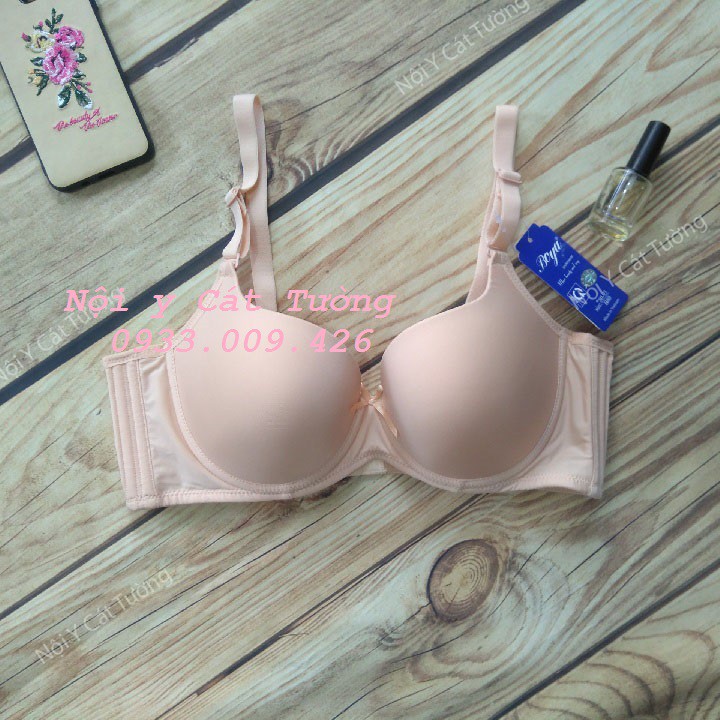 Áo Ngực Boya trơn có gọng, mút mỏng 3 móc cài