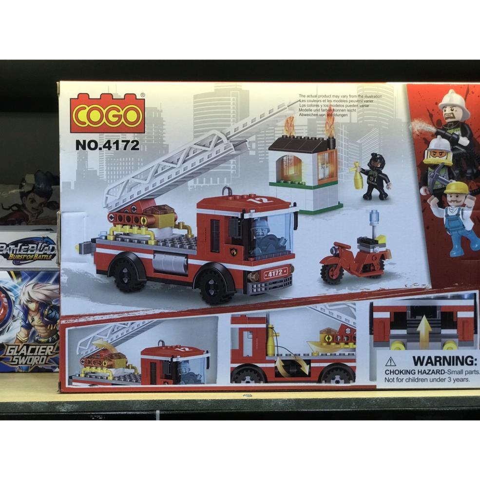 Bộ đồ chơi lắp ráp Xe cứu hỏa