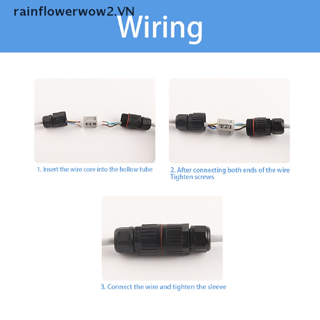 Phích Cắm Điện 3 Chấu Thẳng Chống Thấm Nước Tiện Dụng