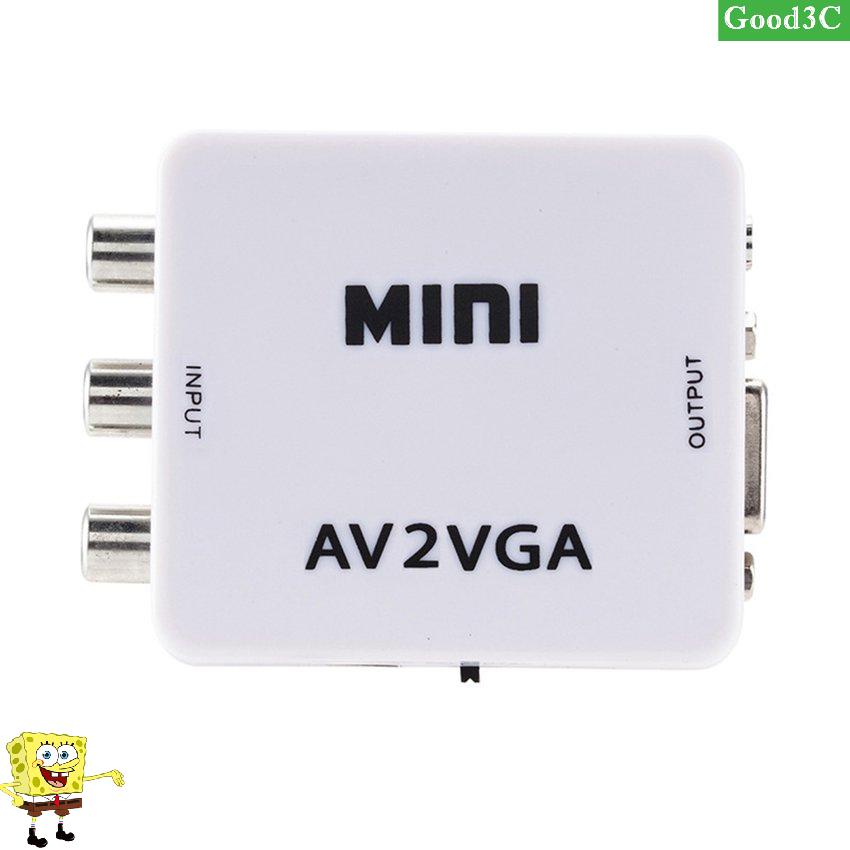 Mini High Definition AV2VGA Video Converter Box AV RCA CVBS To VGA Converter