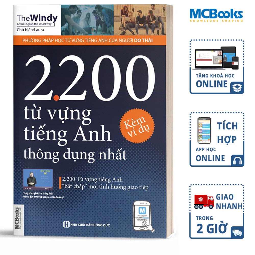 Sách 2200 Từ Vựng Tiếng Anh Thông Dụng Nhất Dành Cho Người Học Cơ Bản Học Kèm App