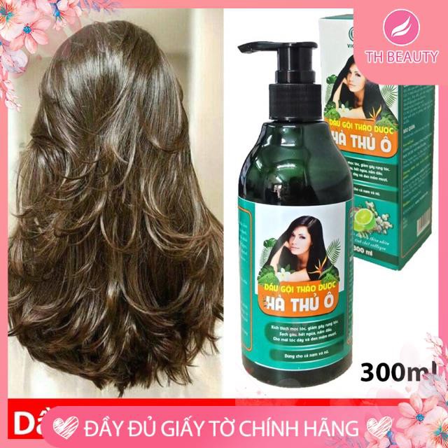 <THẬT 100%> Dầu gội thảo dược Hà Thủ Ô