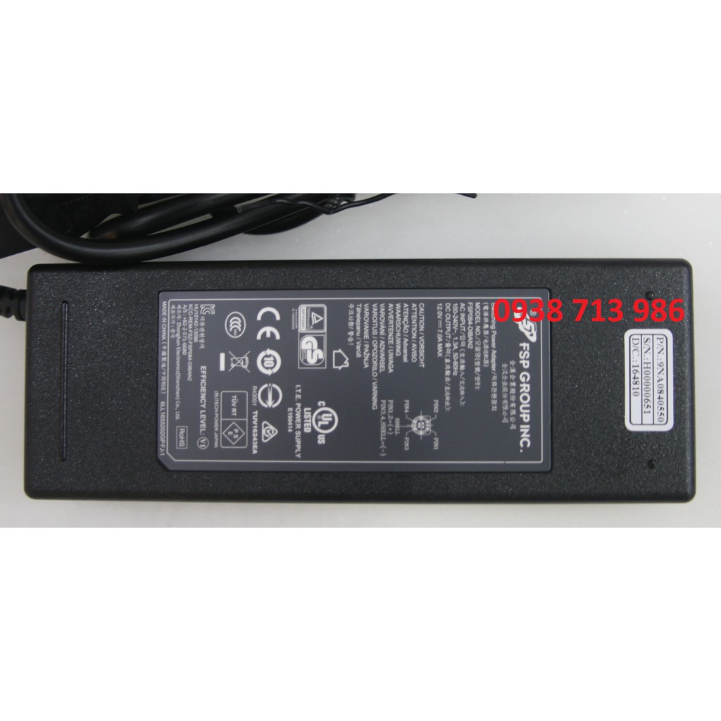 Nguồn Adapter Công Xuất Thực 12v 7a Chính Hãng Chuyên Cho PC-Router và Đầu Ghi Camera