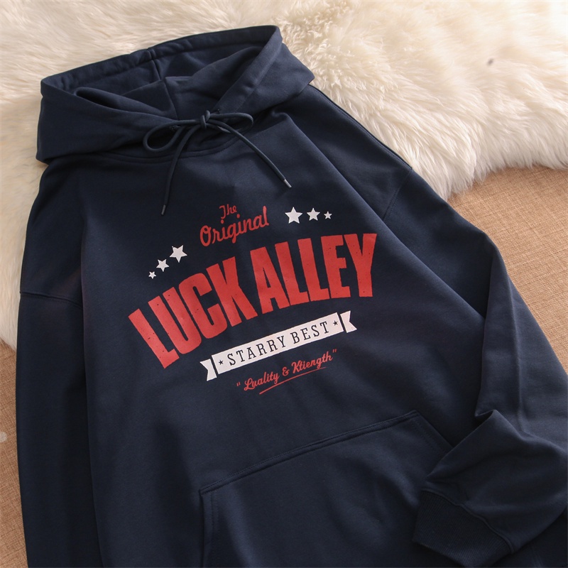 NRVP Áo Hoodie Tay Dài Oversize In Họa Tiết Phong Cách Hàn Quốc Kiểu Mới Cho Nam / Nữ