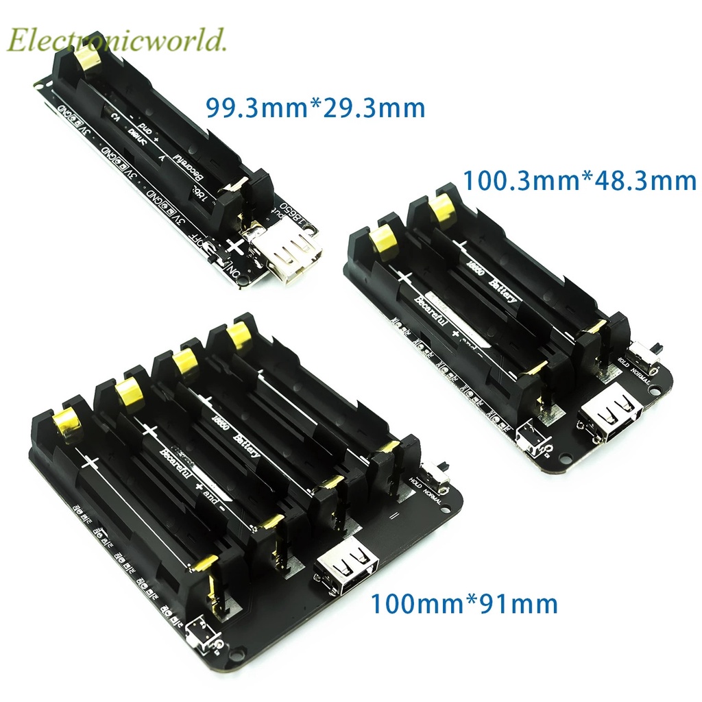 Bảng Mạch Mở Rộng Pin Lithium 18650 V8 5v / 3a 3 / 1a Micro Usb Cho Arduino Esp8266