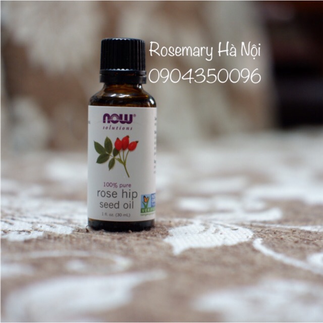 Dầu hạt tầm xuân Rosehip seed oil Now 30ml