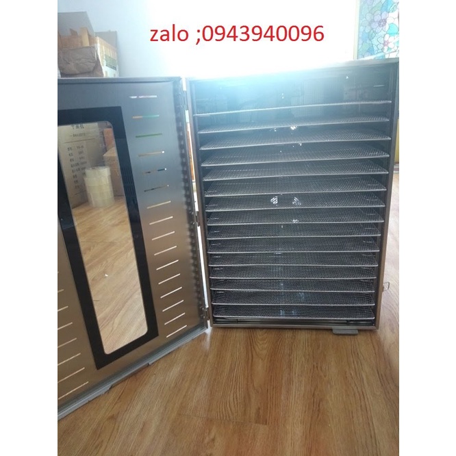 Máy sấy thực phẩm 16 khay inox 100%-máy sấy trái cây-sấy thảo dược