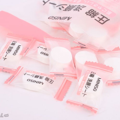 Mặt Nạ Giấy Nén Miniso Nhật Bản (Bán 1 Viên)
