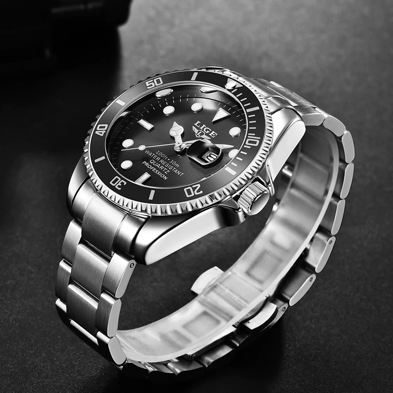Đồng Hồ Cơ Nam Rolex, Máy Automatic Nhật Bản, Dây Thép Không Rỉ, Cao Cấp Sang Trọng, Đẹp, Kính Saphia, Kháng nước Cao