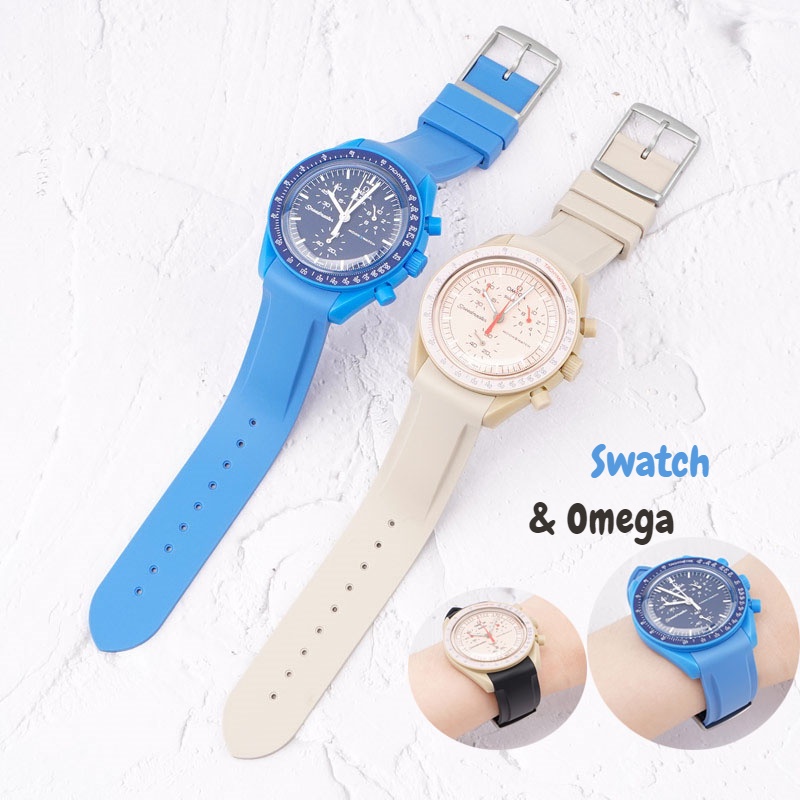 Dây Đeo Cao Su 20mm Cho Omega X Swatch Cobranded MoonSwatch