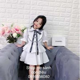 Váy thô chun màu trắng 16kg