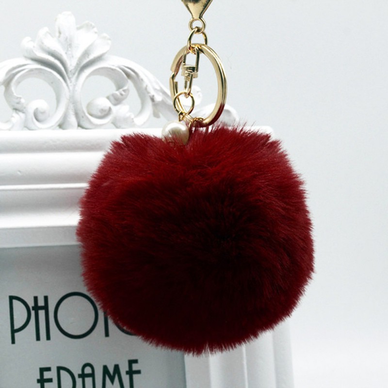 Móc Khóa Đính Ngọc Trai Nhân Tạo Xinh Xắn