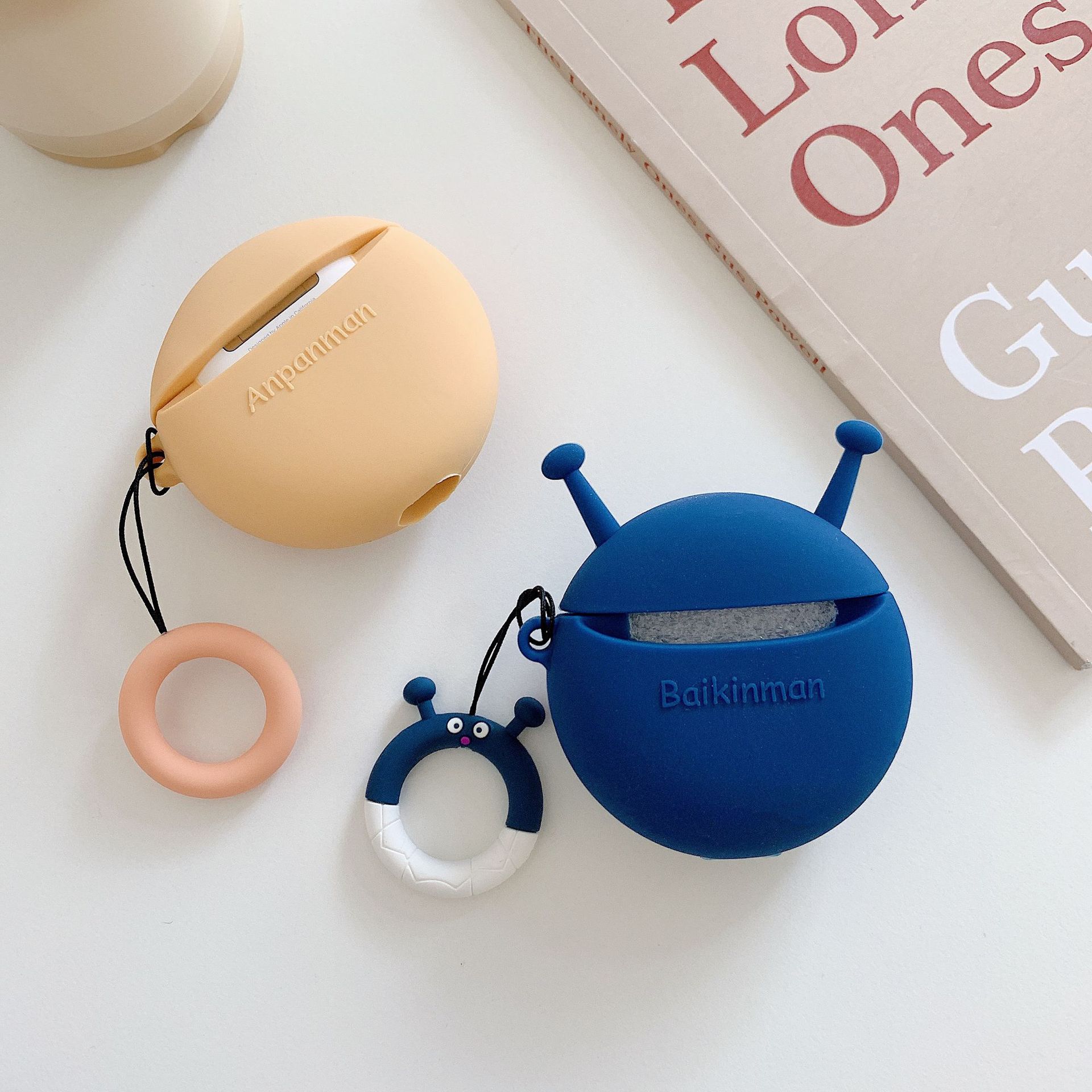 INPODS Vỏ Đựng Bảo Vệ Hộp Sạc Tai Nghe Airpods 1 / 2 Hình Ngộ Nghĩnh 1 / 2 12 I9S I11 I23