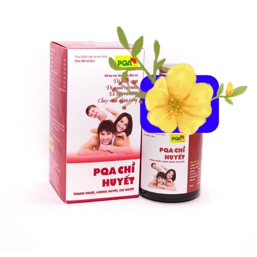 Chỉ huyết PQA dùng cho người bị huyết nhiệt, chảy máu cam, đi ngoài ra máu, ho ra máu