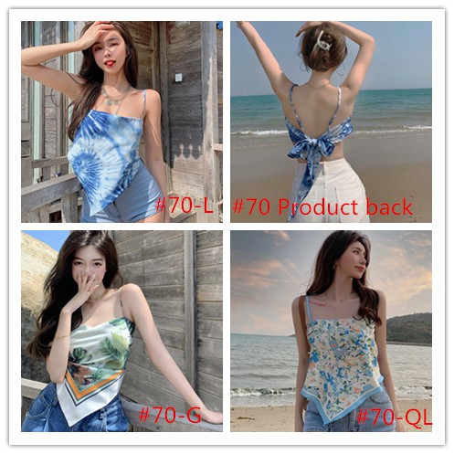 Áo Lửng Hai Dây Hở Lưng Quyến Rũ Dành Cho Nữ Áo Sát