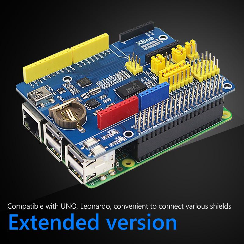 deceble Raspberry Pi 4B Expansion Board Supports XBee Modules for Computer Python