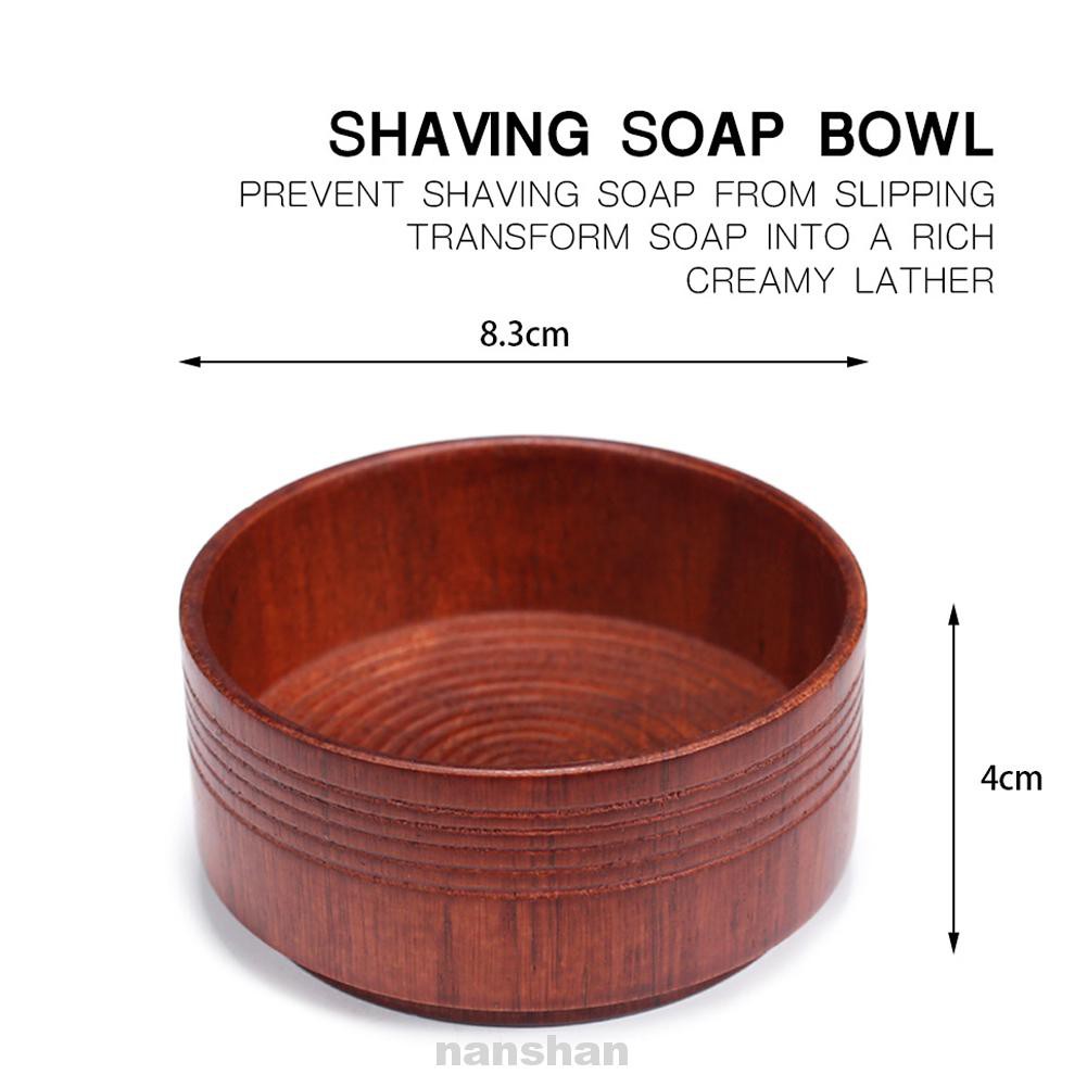 Bowl Shaving Soap Eco-friendly Portable Brush Cup Men Beard Cleaning Face Care Lightweight Anti-adhering