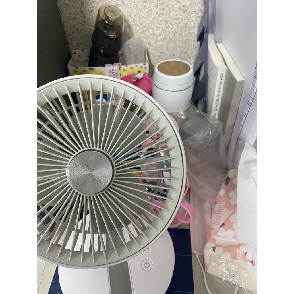 Quạt bàn tích điện gấp gọn mini SOLEUS AIR AIR603FF, hàng Hàn