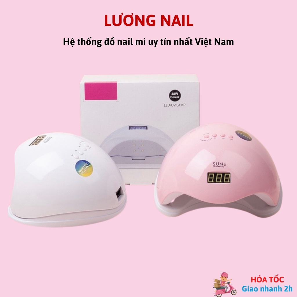 Máy hơ gel máy hơ móng SUN 5 48W đèn LED/UV máy hơ gel mini