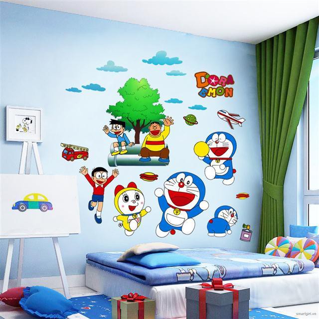 Decal Dán Tường Doraemon