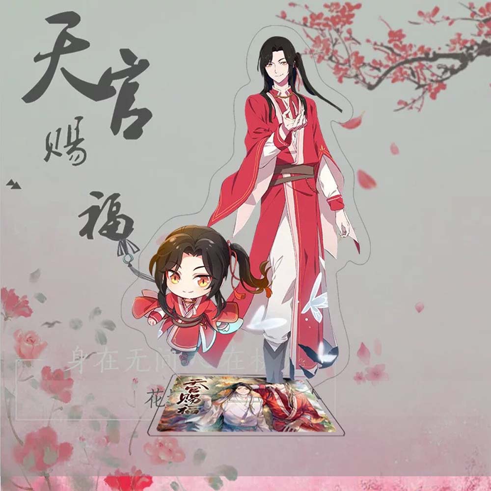 Mô hình nhân vật hoạt hình Tian Guan Ci Fu bằng acrylic có giá đỡ để bàn