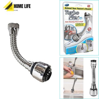 Đầu Nối Tăng Áp Vòi Rửa Bát Turbo Flex 360 Tiện Lợi