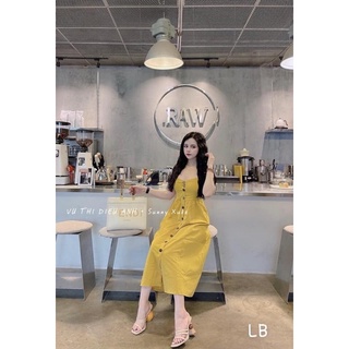 bán sỉ váy 2s cúc gỗ