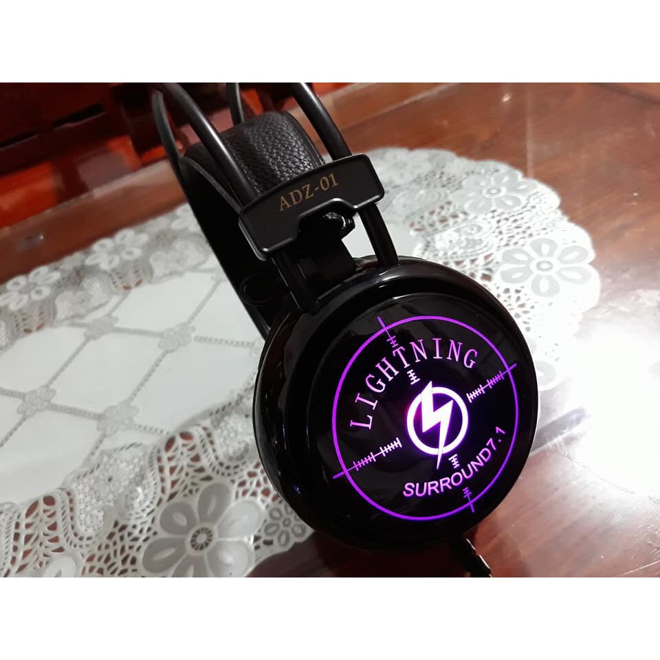 TAI NGHE GAMING LIGHTNING ADZ01 - GIẢ LẬP ÂM THANH 7.1 | BigBuy360 - bigbuy360.vn
