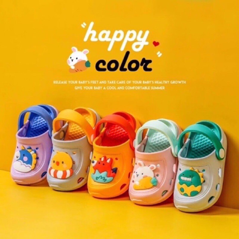 Dép sục trẻ em Cheerful Mario ĐẾ KÉP siêu đáng yêu siêu mềm siêu nhẹ cho bé trai và bé gái