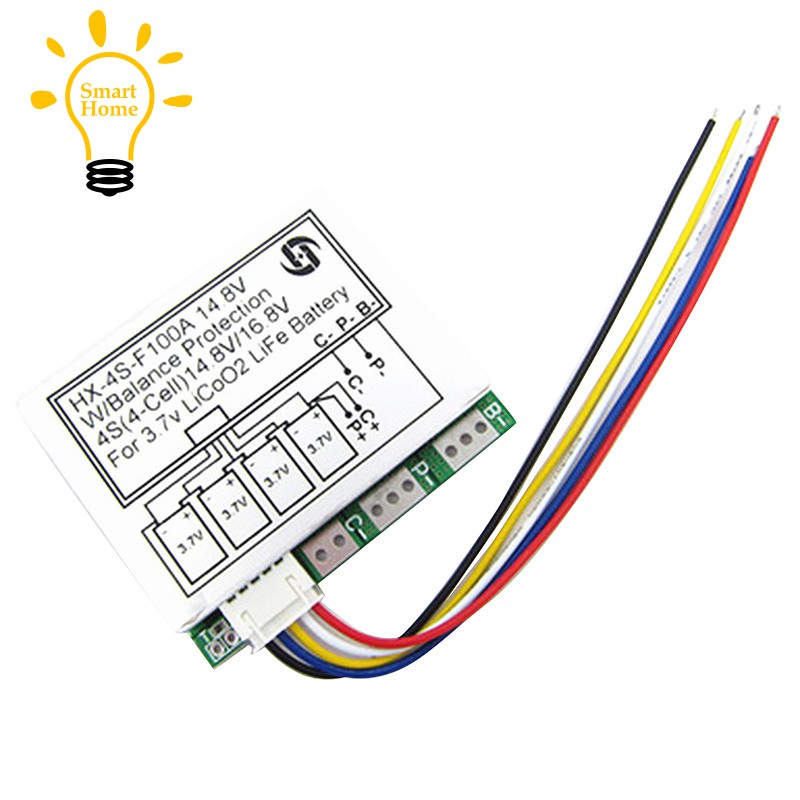 Bảng Mạch Cân Bằng Pin Lithium 4s 12.8v 14.8v Lithium Pin Li-Ion Lipo 100a 10a