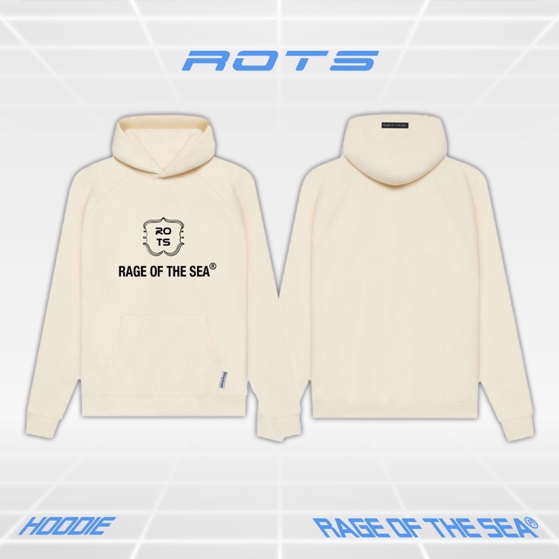 ÁO HOODIE UNISEX FORM RỘNG ROTS BASIC LOGO