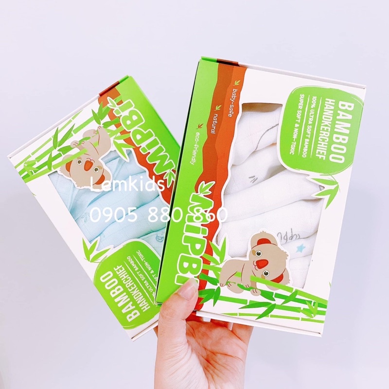 [ Khăn sữa sợi tre ] khăn sữa sợi tre Mippi