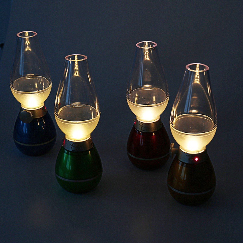 Đèn thần cảm ứng thổi tắt 3 chế độ sáng sạc usb tiện lợi