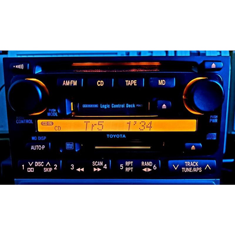 Đầu phát nhạc Pioneer Toyota CD MD TAPE AUX RADIO giành lắp chung cho các loại xe