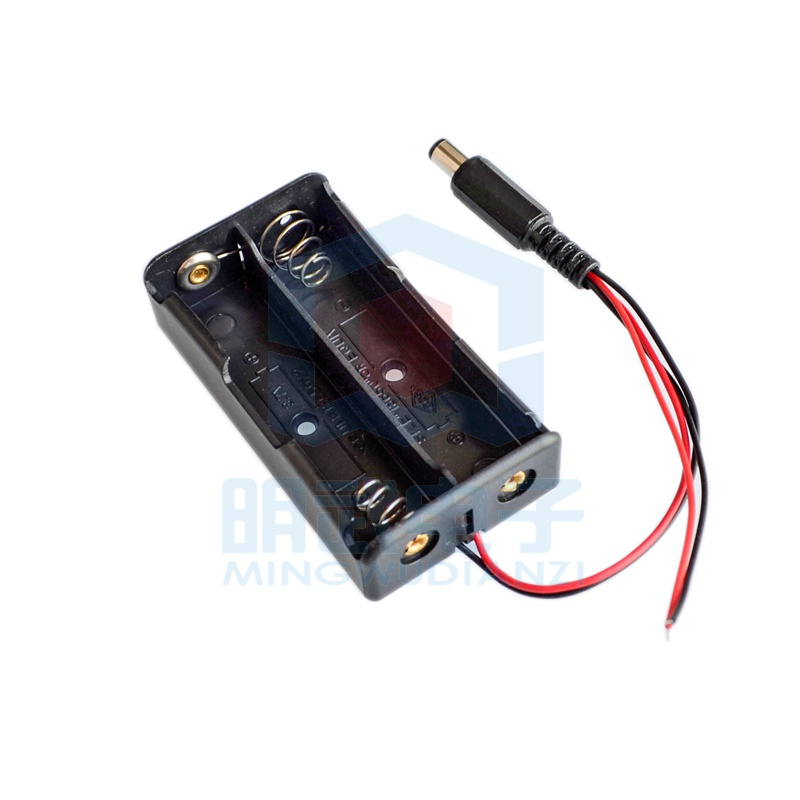 Vỏ đựng pin 18650 2 18650 kèm dây cáp 2x 7.4V