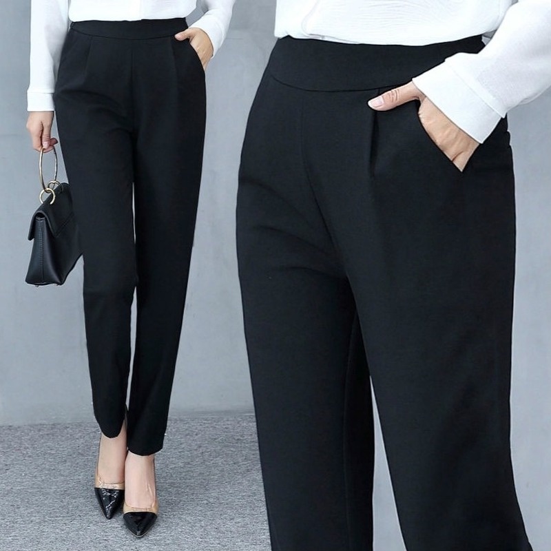 Quần dài nữ lưng thun co dãn thời trang công sở