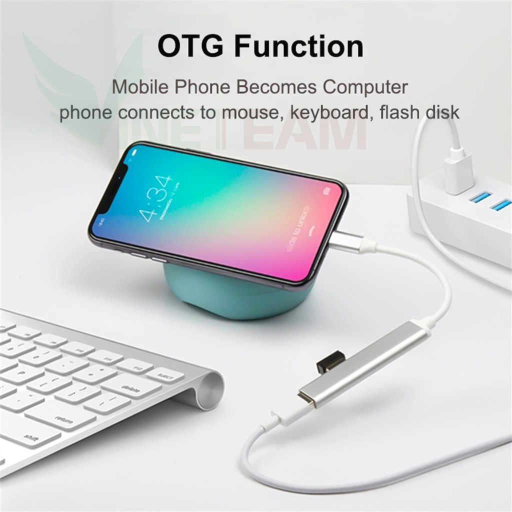 HUB USB Type C , Bộ chia cổng Hub USB  3.0 và Hub Type C  -dc4756