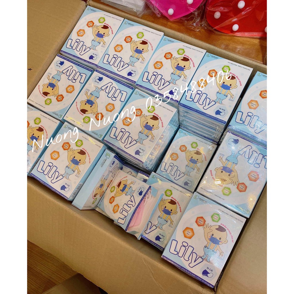 Khẩu trang y tế kháng khuẩn Lily / Lehaco Chính Hãng cho bé / trẻ em | BigBuy360 - bigbuy360.vn