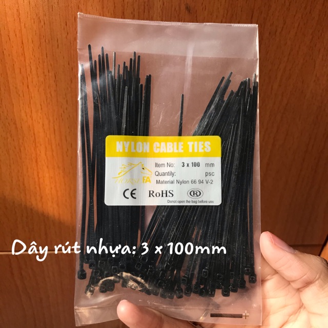 Dây rút nhựa 1 tất ( 70 ~ 80 sợi )