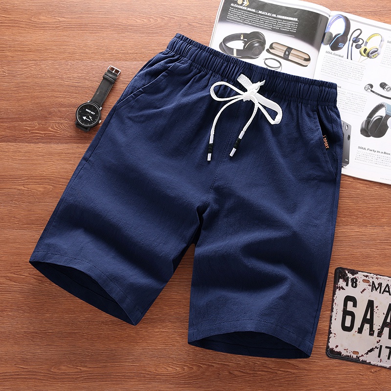Quần Short cotton seluar pendek lelaki perempuan Phong Cách Thể Thao Cho Nam