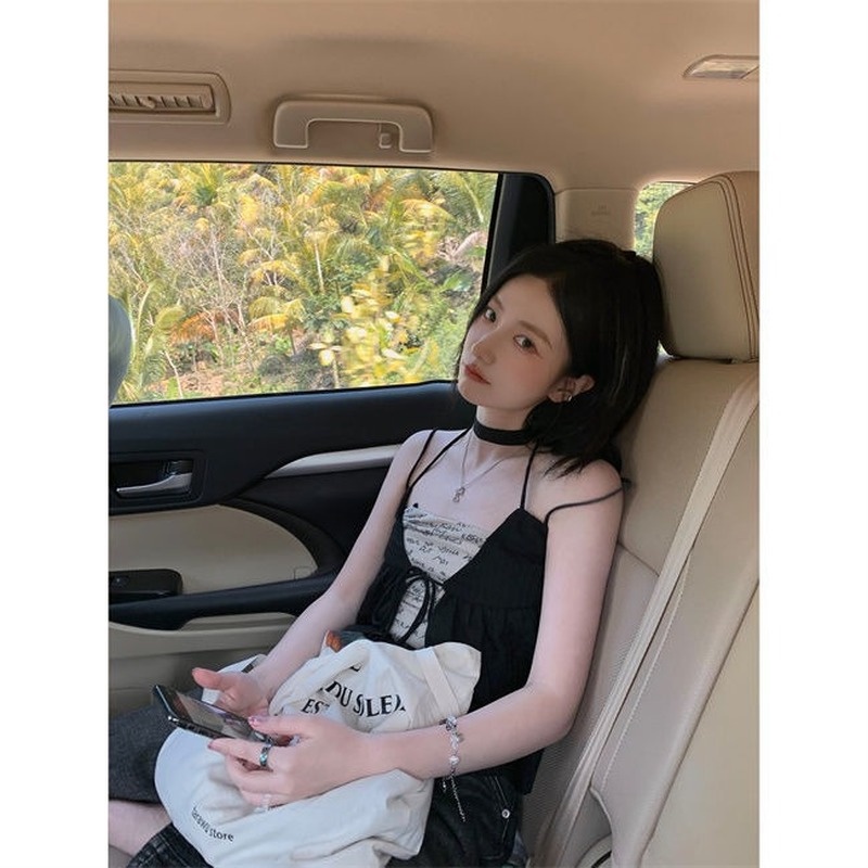 Set Đồ Mùa Hè Hai Mảnh Áo Hai Dây Nhỏ Hàng Mới Dành Cho Nữ