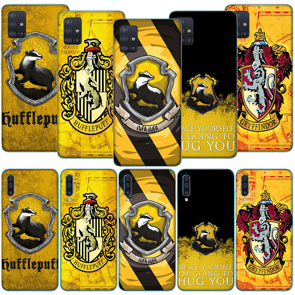 Ốp Điện Thoại Trong Suốt Họa Tiết Harry Potter Hufflepuff Cho Samsung J4 Core J6 J8 Note 8 9 10 Lite Plus Prime 2018 C74