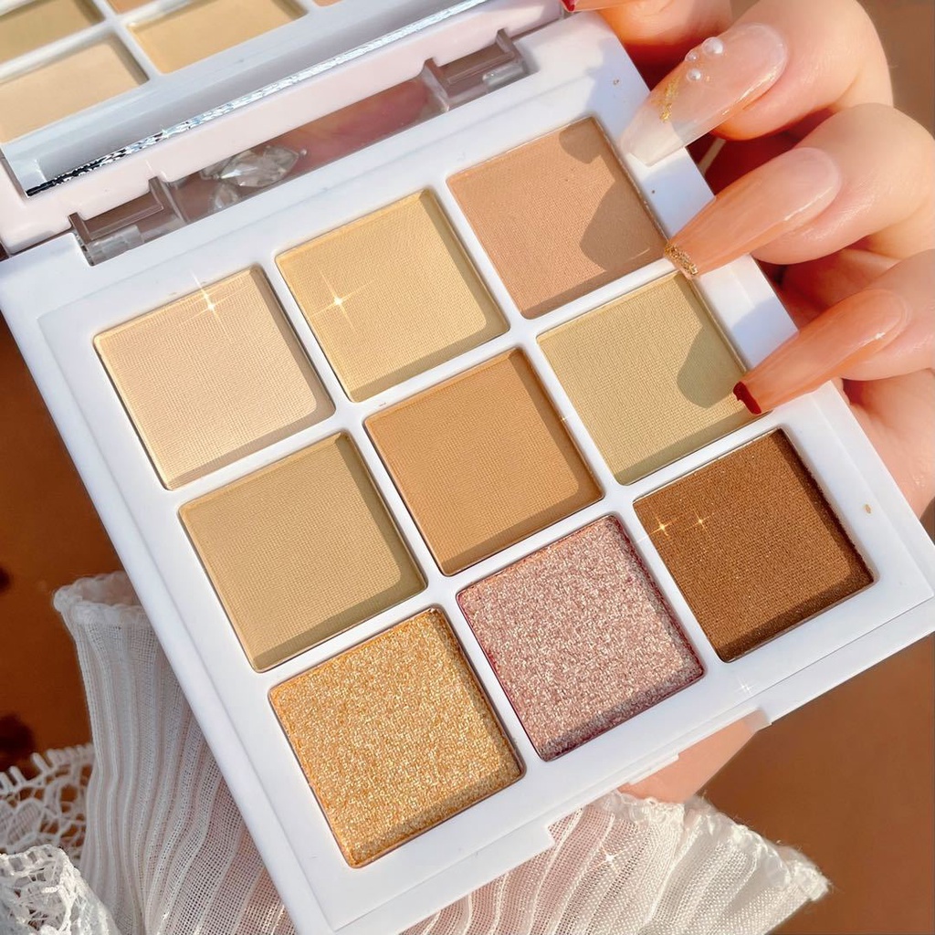 NEW COLOR~ Bảng Phấn Mắt Trang Điểm Màu Khói Phong Cách Punk